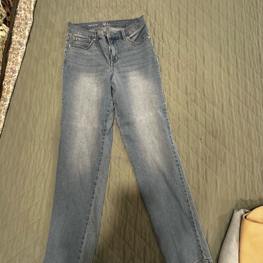Style & Co. Light Blue Straight Leg Jeans